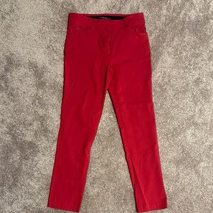 89th & Madison Vibrant Red Skinny Jeans